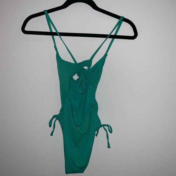 Stoney Clover Lane x Target Women's V-Neck Textured One Piece Swimsuit - Picture 8 of 9